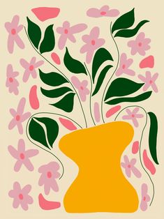 Funky vase with dainty floral print Entryway Prints, Vase Funky, Funky Vase, Funky Florals, Funky Vases, Funky Flowers, Diy Tote, Funky Design, Diy Tote Bag