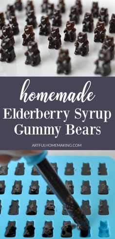 how to make elderberry syrup gummy bears