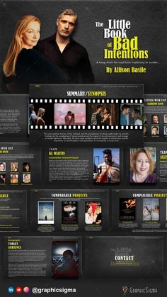 an image of the website design for films and television shows, with many different colors