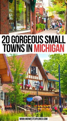 Gorgeous Small Towns in Michigan Places To Visit In Michigan, Lake Michigan Beaches, Michigan Beaches, Michigan Usa, Usa Travel, Lake Michigan