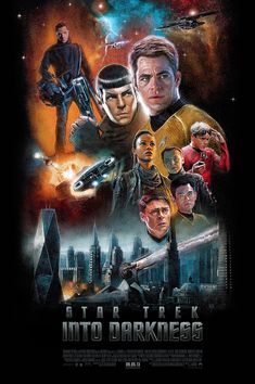 the poster for star trek ii