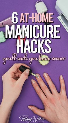 Manicure Hacks, Nail Tips And Tricks, Nails Hacks, Do It Yourself Nails, Dry Nails Fast, Nail Polish Hacks, Nail Hacks, Home Manicure