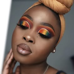 Juneteenth Eyeshadow Looks, Juneteenth Makeup Ideas, Juneteenth Makeup Looks, African Makeup Looks, Juneteenth Outfit Ideas Women, Luau Makeup, Juneteenth Makeup, Dark Skin Tone Makeup, Event Makeup Looks