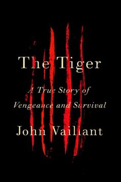 the tiger by john vallant with an image of claws on it and text that reads