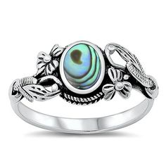 CHOOSE YOUR COLOR Vintage Flower Abalone Ring .925 Sterling Silver Band Jewelry Female Male Size 7 All our silver jewelry is crafted from .925 silver also commonly referred to as sterling silver. Sterling silver is the standard for beautiful high-quality silver jewelry and can not be replicated by lower priced silver plated jewelry. It is 92.5% pure silver, mixed with alloys to add strength and durability to stand the test of time. We promise superior service which includes fast shipping, great Abalone Ring, Female Male, Band Jewelry, Color Vintage, Silver Plated Jewelry, Sterling Silver Bands, Pure Silver, Silver Band, Vintage Flowers