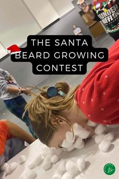 the santa beard growing contest is coming to an end this year and it's fun