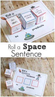 roll and spell sentence game for kids to practice spelling the word in their own language