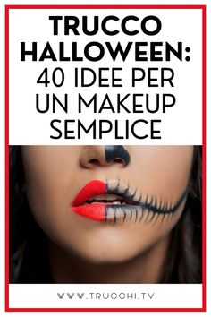 Avete già scelto il vostro trucco Halloween per la serata più spaventosa dell'anno? Strega o vampiro? Teschio o zombie? Ecco tante idee e tanti spunti per un makeup semplice ma d'effetto: se siete molto abili con i pennelli potrete arricchirlo a vostro piacimento fino a renderlo un vero e proprio capolavoro! Makeup 40, Vampire Skull, Zombie Halloween, Simple Makeup, Halloween Makeup, Zombie, How To Become, Makeup