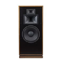 the front view of a speaker on a white background