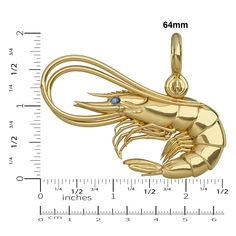 This Shrimp design is one of the most anatomically correct designs we've ever done, paying particular attention to even the most minute details, while in keeping a workable composition that is still aesthetically pleasing at a scale of Small (45mm) and Large (64mm) lengths. Our pendants are Custom originals, cast with the highest quality .925 sterling, .935 Argentium non-tarnish silver, 10k, 14k, or 18k gold and set with a genuine precious stone (your choice of Ruby, Sapphire, or Emerald). SPECI Shrimp Design, Spiny Lobster, Shrimp Boat, Treasure Jewelry, Boat Captain, Green Sea Turtle, Originals Cast, Tarnished Silver, Turtle Pendant