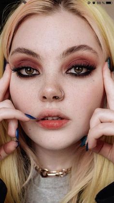 Drag Make-up, Punk Makeup, Swag Makeup, Smink Inspiration, Alternative Makeup, Makijaż Smokey Eye, Dope Makeup, Edgy Makeup, Goth Makeup