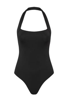 The Candice one piece in black is an elegant, feminine halterneck swimsuit that will never go out of style. The suit also works perfectly as a bodysuit worn under trousers or a skirt. A comfortable, wide, elasticated strap runs from under the shoulders and behind the neck. A scoop back reveals the shoulders. Self-lined in our ultra-soft Embodee™ fabric with high shaping power, Candice will become your go-to suit every summer. Luxury fabric sustainably made in Italy. Resort Wear Dresses, Summer Luxury, Halter Neck Swimsuit, Luxury Fabric, Elegant Feminine, Australian Fashion, Short Shirts, Shop Swimwear, Luxury Fabrics