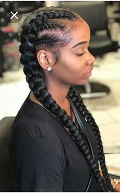 How To French Braid, Feed In Braids Hairstyles, Goddess Braids Hairstyles, Quick Braided Hairstyles, Natural Hair Beauty, 4c Hair