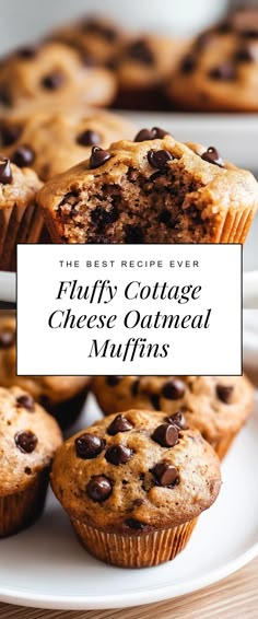 Image for Fluffy Cottage Cheese Oatmeal Muffins Homemade Breakfast Muffins Healthy, Healthier Breakfast Muffins, Baked Oatmeal Recipes Healthy Breakfast Muffins, Healthy Freezer Muffins, Pumpkin Muffins Cottage Cheese, Best Healthy Muffins, High Protein Cottage Cheese Breakfast Muffins, Healthy Oatmeal Muffins For Kids, High Protein Oat Muffins