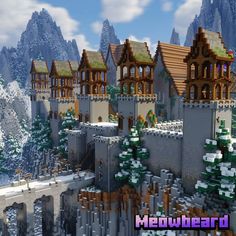 Pelinal Whitestrake Wallpaper, Minecraft Mega Build Inspiration, Castle Ideas Minecraft, Modern Minecraft Houses Interiors, Modern Minecraft Houses Tutorials, Minecraft House Survival, Minecraft House Ideas Survival, Minecraft Building Inspiration, Simple Minecraft House