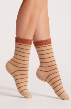 Complete your cold-weather ensemble with the cozy comfort of these printed socks fashioned in a quarter silhouette. Polyester/acrylic/cashmere Machine wash, tumble dry Imported Tan Lines, Fashion Socks, Comforters Cozy, Hosiery, Cold Weather, Cashmere, Socks, Nordstrom