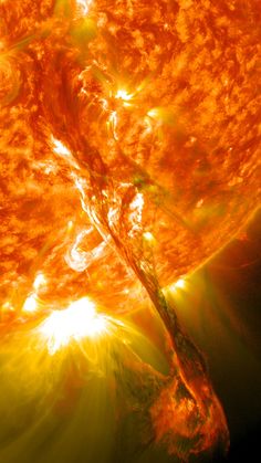 an image of the sun taken from space