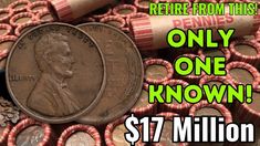 a penny sitting on top of stacks of dynamites with the words, return from this only one known $ 17 million