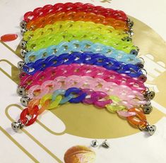 Material:Acrylic,Metal 19.5cm Length Packaging :1 PCS , 2 PCS Color:9 Colors let us know if you wish for special length before ordering please! *Please note: Real colours may slightly differ from their appearence on your display. Rainbow Images, Shoe Decoration, Rainbow Loom, Croc Charms, Decorated Shoes, Shoe Clips, I Love Jewelry, Diy Charms, Shoe Charms