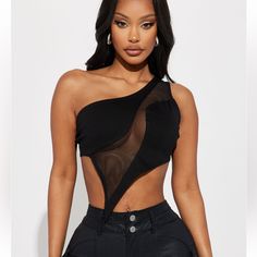 Sexy Black Cropped Going Out Top Fashion Nova Size Small Never Worn Comes With Original Tags Edgy Mesh Top For Party, Edgy Black Mesh Top For Club, Edgy Mesh Top For Club, Black Stretch Mesh Top For Club, Black Mesh Top For Summer Clubbing, Edgy Black Mesh Top For Evening, Trendy Crop Top Mesh Top For Club, Trendy Black Mesh Crop Top, Fitted Black Mesh Top, Edgy Style