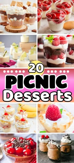 Fancy Mini Desserts In Cups – These individual desserts in glasses are perfect for any party, fancy enough for a wedding, or themes for Halloween or summer beach parties. Picnic food ideas, picnic dessert recipes, summer picnic desserts, picnic aesthetic food, easy picnic food ideas, summer dessert recipes, desserts for a crowd, simple picnic food ideas, picnic food ideas aesthetic food, summer picnic dessert recipes. Outside Dessert Ideas, Sweet Picnic Food, Garden Dessert Ideas, Aesthetic Dessert Ideas, Fancy Summer Desserts, Transportable Desserts, Camping Desserts For A Crowd, Picnic Food Ideas Dessert, Summer Picnic Dessert Ideas