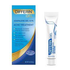 Adapalene Gel, Skin Care For Oily Skin, Differin Gel, Skincare Stuff, Skin Care For Acne, Skin Care Routine For 20s, Skincare Items, Skin Care Diy, Acne Problem