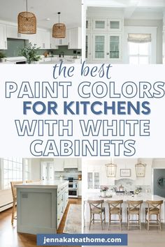 the best paint colors for kitchens with white cabinets