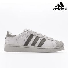 Adidas Superstar Vintage, Black And White Adidas Superstars, All White Adidas Superstars, Adidas Superstar Supercolor, Reigning Champ, Adidas Originals Superstar, Gray Suede, Adidas Superstar Sneaker, Adidas Originals