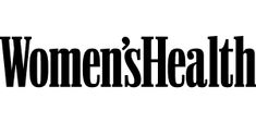 the words women's health are in black and white