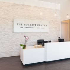 the burkitt center for corporate identity is clean and ready to be used as an office