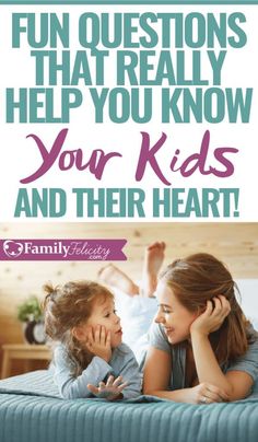 Really want to get your kids to share their heart with you? Try asking these fun questions to get to know your kids. These questions to ask kids to get to know them are sure to keep the conversations going! #kidsandparenting #parenting #kids Fun Questions To Ask Kids, Questions To Ask Kids, Fun Questions, Fun Questions To Ask