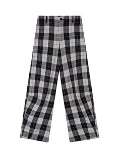 Details: Plaid wide leg pants with elasticized waistband Classic black and white plaid with clean color scheme Relaxed straight leg pants with high waistline Elasticized waistband for comfort Materials & Care: 83.5% polyester, 15.2% viscose, 1.3% spandex Hand wash | Dry clean Do not bleach Size & Fit: Model is 5'7", Bust 32, Waist 24, Hips 35, wearing a size S Item #: JL3PA05 Women Grey Flannel Polka Dots Pajama Pants, Black Plaid Pants Pjs, Preppy Plaid Pants Pajama, Pj Pants Plad Amazon, Black And Grey Plaid Pajama, Luxury Plaid Straight Bottoms, Black Plaid Pyjama Bottoms, Plaid Pajamas Bottoms, Womens Plaid Pj Pants