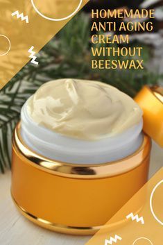 Anti Aging Cream Recipe, Face Cream Diy, Diy Face Cream, Homemade Moisturizer, Diy Anti Aging, Diy Kosmetik, Anti Aging Face Cream