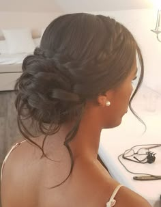 Wedding day hair. #wedding #beautifulhair #hairstyles #hair #style #bride #bridal Cotillion Hairstyles, Debs Hairstyles, Prom Hair Up, Bridesmaid Hair Inspo, Cute Prom Hairstyles, Formal Hairstyles For Long Hair, Wedding Hair Up, Guest Hair