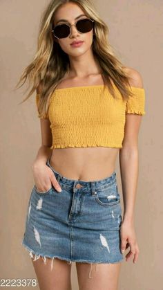 Classy Sensational Women Tube Tops

Fabric: Rayon / Crepe
 • Sleeve Length: Short Sleeves
 • Pattern: Solid
 • Multipack: 1
 • Sizes:
 • S, XS, L, M
 • Dispatch: 2-3 Days

Watsapp DM : 99265821164 Womens Flare Jeans, Best Jeans For Women, Denim Skirt Outfits, Color Pants, Yellow Crop Top, Tube Tops, Cute Crop Tops, Best Jeans