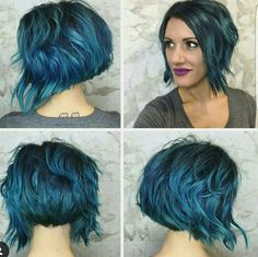 Punk Bob Haircut, Precision Haircut, Vidal Sassoon Hair Color, Shaggy Hairstyles, Haircut Salon, New Hair Do, Vidal Sassoon, Hair Advice, Corte De Cabelo Masculino