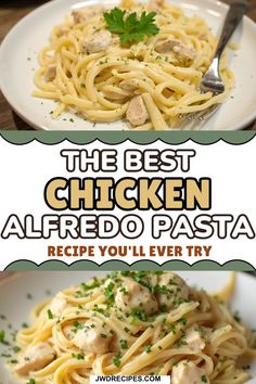 the best chicken alfredo pasta recipe you'll ever try