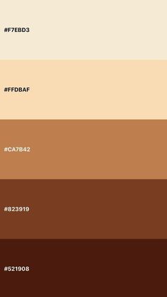 the color palette is brown, beige, and white with different shades to choose from