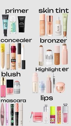 Teen Makeup Products, Makeup Looks For Teens, Girly Things To Buy, Teen Makeup, Obličejové Masky, Membentuk Alis