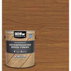 behr premium waterproofing wood finish