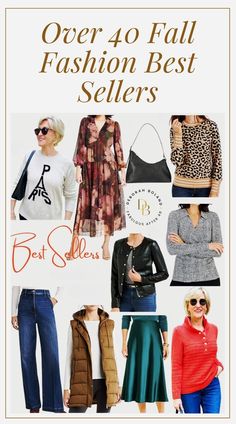 Discover the best fall fashion for women over 40 with these top-selling styles! From cozy sweaters to chic boots, these fall wardrobe essentials are perfect for adding warmth and style to your autumn looks. Whether you’re looking for timeless classics or trendy pieces, these best fall outfits for women over 40 will help you look and feel fabulous all season long. Update your fall wardrobe with these must-have pieces that bring out your best. Best Fall Outfits, Autumn Looks, Fall Outfits For Women