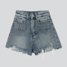 Welcome to the 2023 Summer Collection! Step into a world of aged allure and today's spirited trendy pulse with our Distressed Raw Hem Denim Shorts. Crafted from luxe denim. these rebellious-style. wide-leg shorts boast a high-waisted cut and a zipper & button closure. perfect for showcasing sun-kissed skin and radiant confidence no matter the occasion.Why These Shorts Make the Perfect Summer StatementLook effortlessly cool and rock every summer gathering with an ensemble that perfectly balances Trendy Cutoff Jeans With Built-in Shorts, Dark Wash Jean Shorts With Frayed Hem For Summer, Dark Wash Frayed Hem Jean Shorts For Summer, Dark Wash Distressed Jean Shorts, Summer Dark Wash Jean Shorts With Frayed Hem, Distressed Dark Wash Jean Shorts, Ripped High-waisted Jean Shorts In Dark Wash, Ripped Dark Wash High-waisted Jean Shorts, Dark Wash Distressed Cutoff Jean Shorts