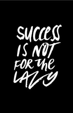 an instagram page with the words success is not for the lazy