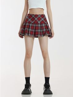 This adorable Plaid Tiered Pleated Mini Skirt is your go-to for effortless-chic style! Featuring a slightly grungy vibe with a plaid pattern and tiered design, this a-line mini skirt is the perfect blend of cute and vibrant.
Gender: WomenMaterial: PolyesterSkirt Length: Mini / Short (with protective shorts)Waist Type: Mid to High Waist Grunge Harajuku, Effortless Chic Style, Tartan Mini Skirt, Red Plaid Skirt, 2024 Outfits, A Line Mini Skirt, Reversible Bikinis, Mini Short, Short Waist