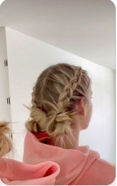 Hairstyle Prom, Preppy Hairstyles, Softball Hairstyles, Hairstyle Examples, Quick Hair, Guest Hair, Girl Hairstyle, Peinados Fáciles Para Cabello Corto, Hair Stylies