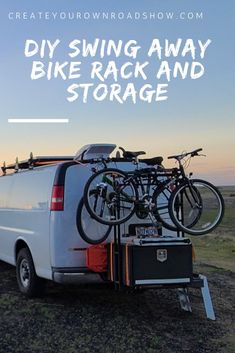 Bike Rack Diy, Storage Camper, Diy Bike Rack, Hitch Mount Bike Rack, Hitch Mounted Cargo Carrier, Hitch Bike Rack, Diy Swing, Hitch Rack, R Pod