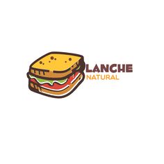 a sandwich logo with the words lanche natural on it