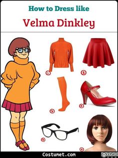 an image of how to dress like velma dinkley