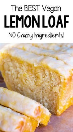 the best vegan lemon loaf no crazy ingredients