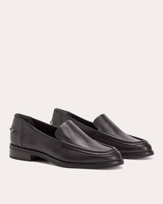 The Modern Loafer Black – Everlane Everlane Heel, Wardrobe From Scratch, Capri Trousers, Leather Supplies, Build A Wardrobe, Best Practices, Supply Chain, Health And Safety, Flat Sneakers